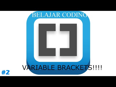 BELAJAR CODING | VARIABEL DENGAN BRACKETS | JULIANTARI #2