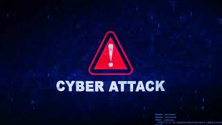 Cyber Attack Text Digital Noise Twitch Glitch Distortion Effect Error .