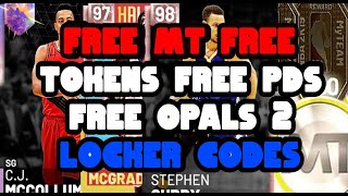 How to get Free Mt, Free Tokens,Free PDs,and Free Opals 2 4th of july Locker codes - NBA 2k19 myteam