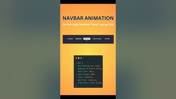 HTML CSS SECRET Navbar Animations NO ONE Tells You!