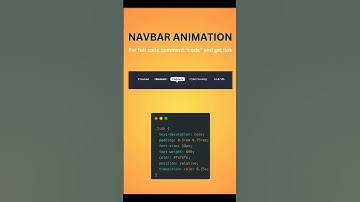 HTML CSS SECRET Navbar Animations NO ONE Tells You!