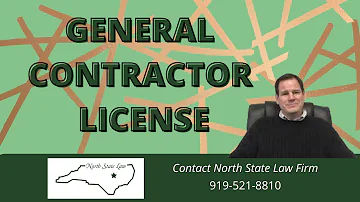 Does a contractor need to be licensed in NC?