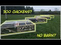 Building Joel Salatin Chicken Tractors. Raising Chickens without a barn.
