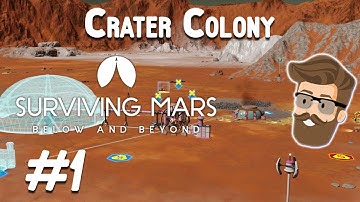Anomaly Overload! (Crater Colony Part 1) - Surviving Mars Below & Beyond Gameplay