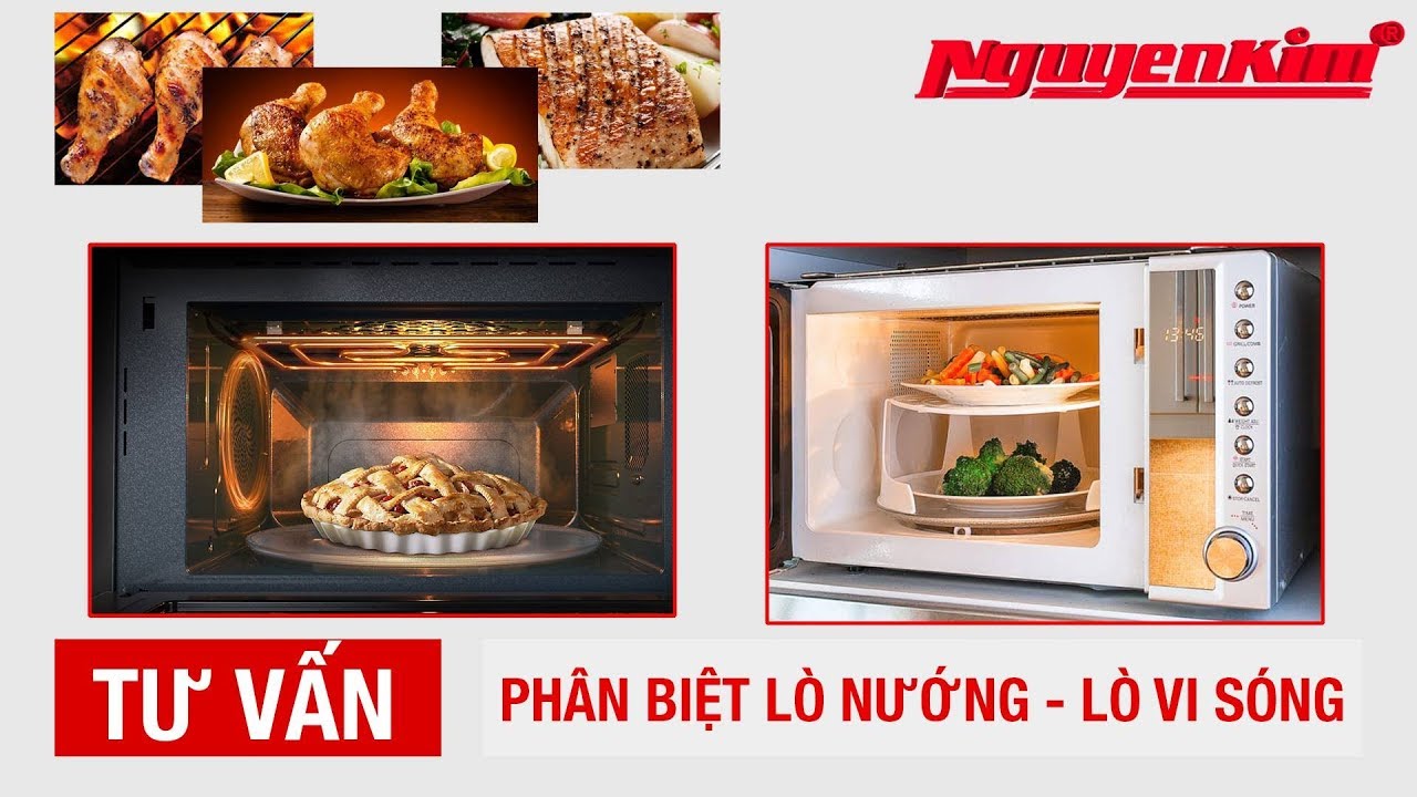 Nên mua lò nướng hay lò vi sóng - Nguyễn Kim - youtube