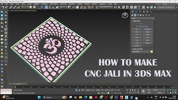 3ds max Cnc cutting jali import file in 3ds max..