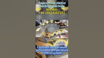 China Factory All Kinds Of Tape Sleeve Labeling Paper Card Shrink  Packing Machine