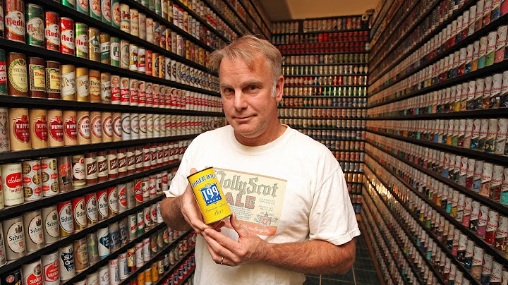 Est-ce la plus grande collection de canettes de bière au monde ?