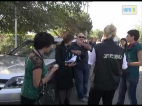 თავდასხმა \"ინფო9\"-ს ჟურნალისტებზე