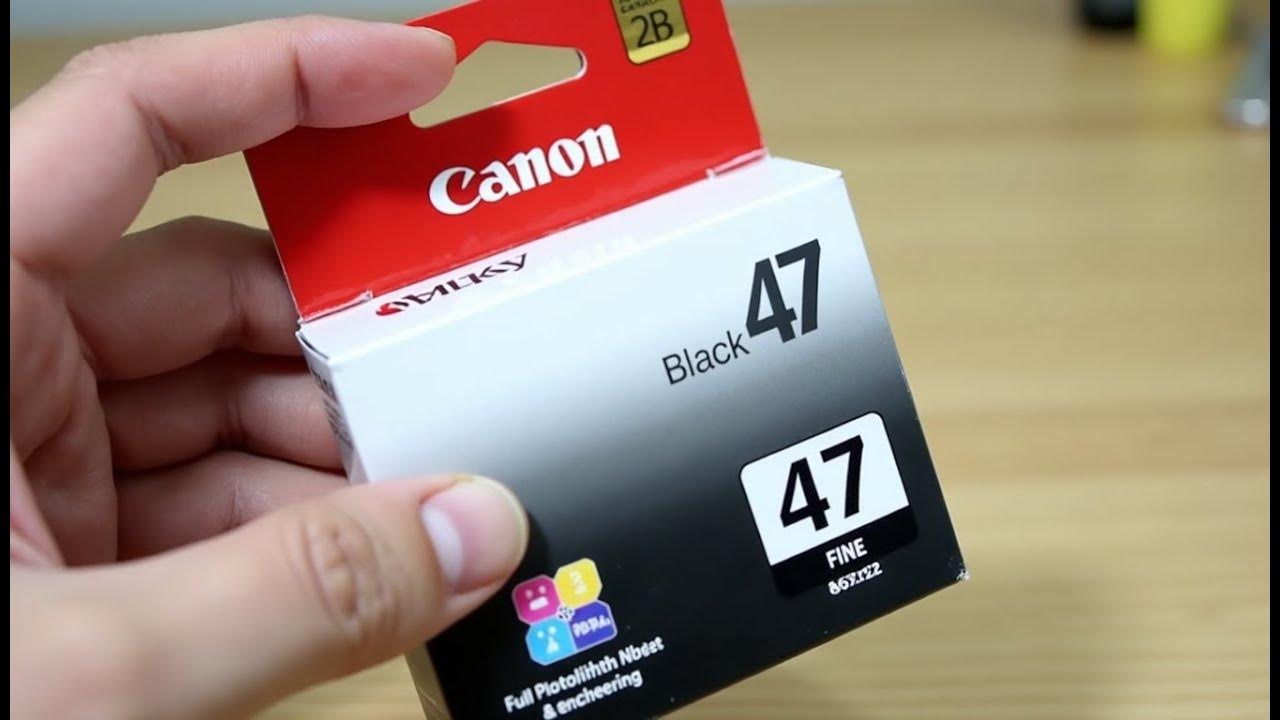 how-to-replace-remove-ink-cartridge-in-canon-pixma-e477-printer-youtube