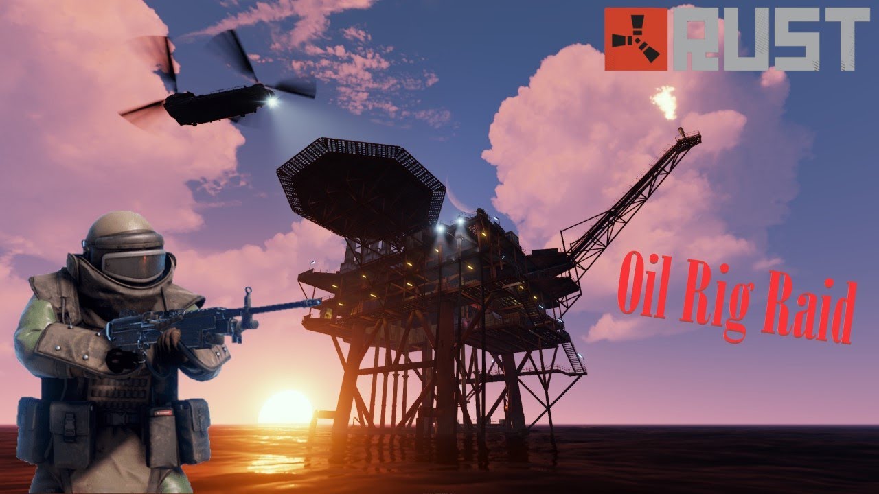 3 Week RUST Grind! - INSANE Large Oil Rig Raid + Counter Raider CLUTCH ...