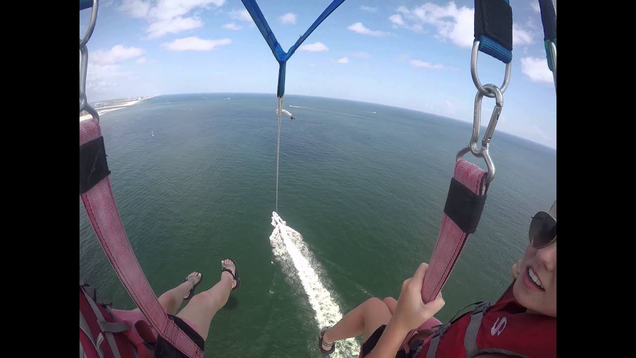 Hannah And Carrie Beth Parasailing Blue Reef Water Sports Orange Hannah And Carrie Beth Parasailing Blue Reef Water Sports Orange Beach Al