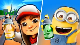 Subway Surfers World Tour Paris Minion Rush Running Game, Gameplay Adventure Subway Surfers Game screenshot 2