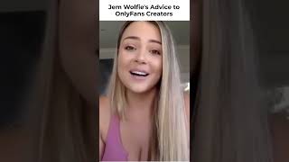 Jem Wolfie’s advice to OnlyFans creators #JemWolfie