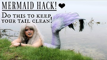 How to Put on a Silicone Mermaid Tail without getting Dirty | PROFESSIONAL MERMAIDS | Magic Crafter