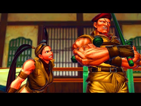 Street Fighter X Tekken Ibuki And Rolento Arcade Mode Playthrough 1080p 60 FPS