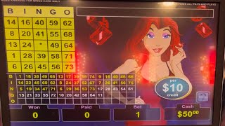 $10 Hot Red Ruby Vgt Bingo Slot Machine Play with Multiple Redscreens #casino #slots #vgt #bingo