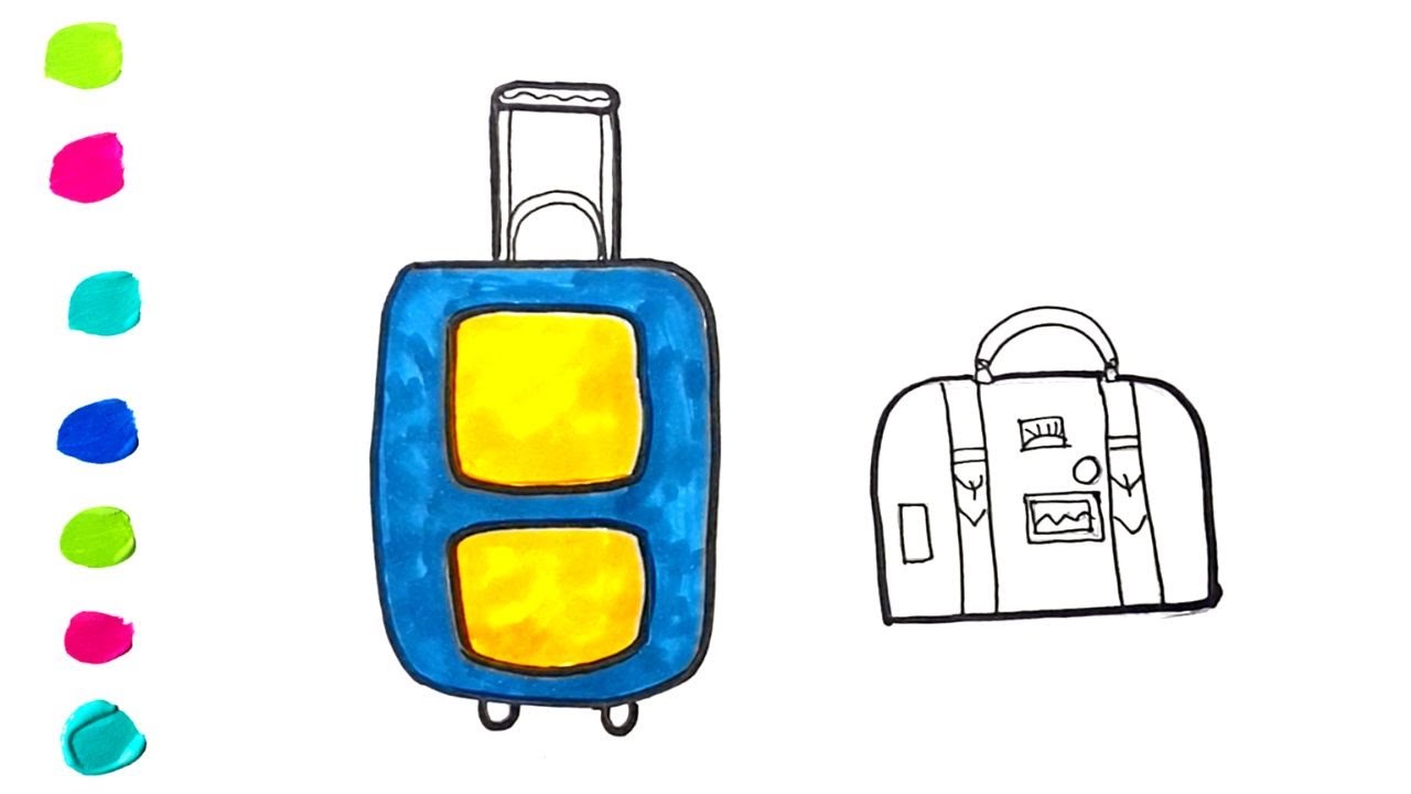 how to draw Briefcase 💼#colouringforkids#videoforkids