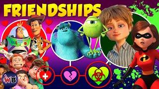 PIXAR Friendships: ❤️ Healthy to Toxic ☢️