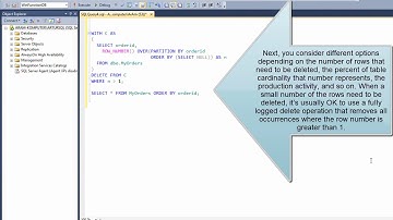 SQL Server Window Functions: Eliminating Duplicate Rows using The PARTITION BY clause (Lesson 4)