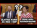 Hrvoje Zekanovć ismijao HDZ i SDP, Orešković došla u kockicama pa govorila o ravnopravnosti spolova