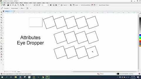 Corel Draw Tips & Tricks Attributes Eye Dropper Part 4