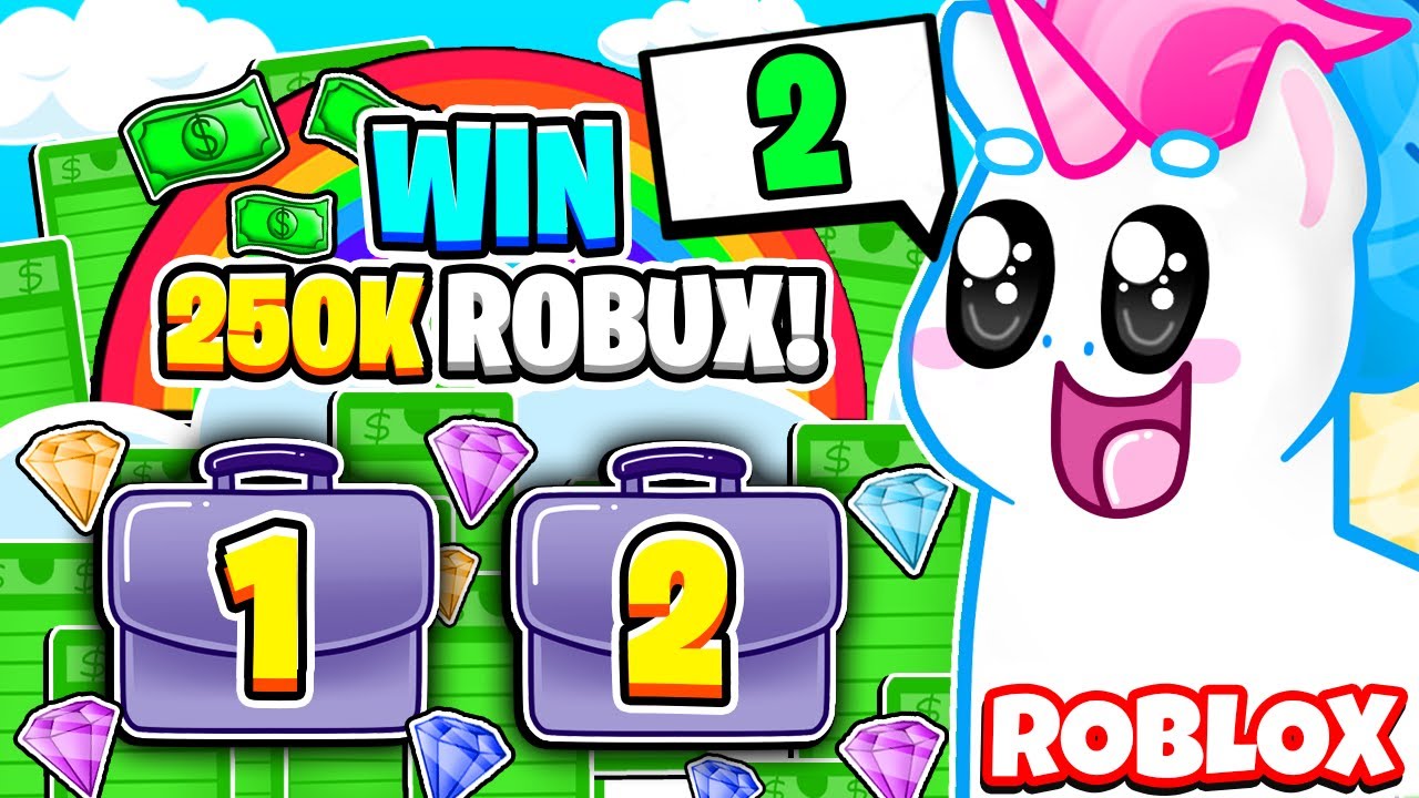 If You Guess The Correct Number You Win 250k Robux Roblox Game Show Youtube - win 25000 robux guess the code roblox