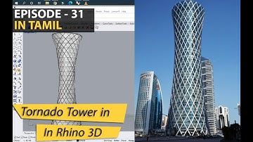 Rhino 3D Tamil Architectural Tutorial Series | Ep - 31 | Real Buildings Into 3D model | Tamil |