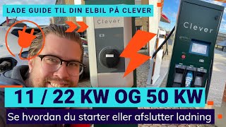 Hvordan lader man på Clever med sin elbil 2021