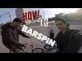 how to barspin / как сделать барспин на bmx/mtb с Максом Беспалым