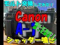 Canon（キャノン） A-1シャッター鳴き改善！今回はモルト張替に挑戦！！