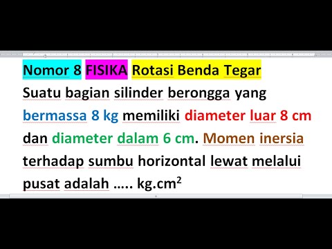 Video: Berapa volume silinder berongga?