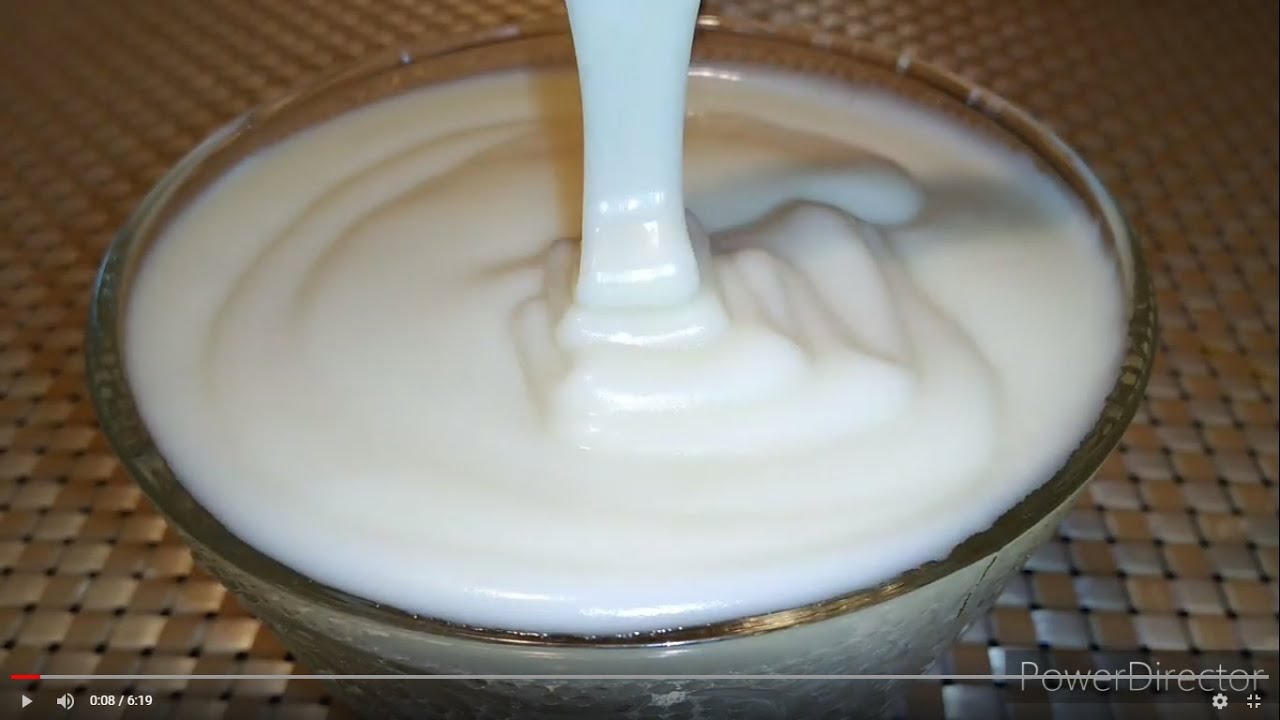 Crème pâtissière au lait de coco sans œufs - YouTube