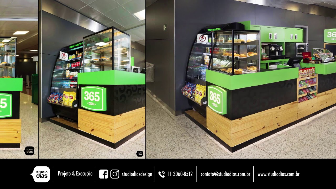 Quiosques para Shopping | 365 Deli - YouTube