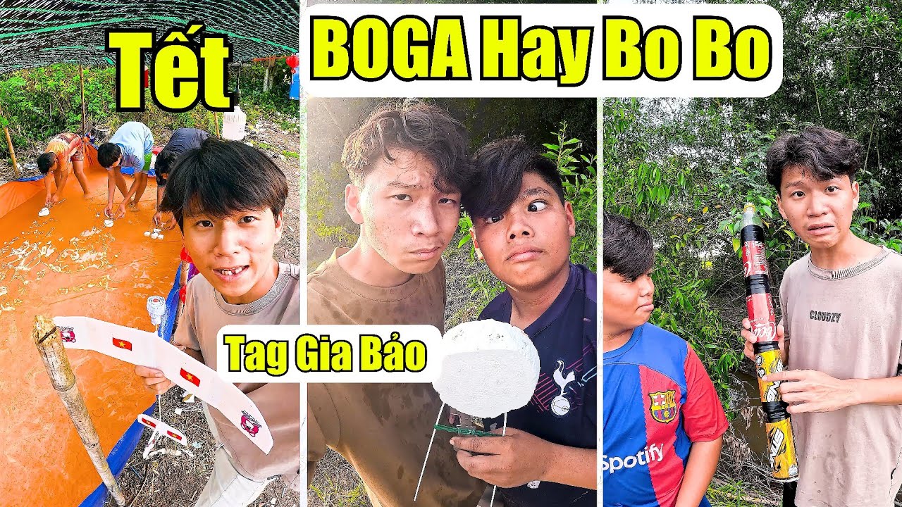 Full Tập Chơi Tết: BOBO, BOGA, Máy Bay Thái - Hùng Siêu Báo vs Gia Bảo TV?