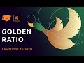 How to design a logo using golden ratio | Adobe Illustrator Tutorial