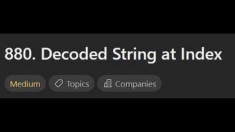 [Leetcode Daily Sep 27] 880. Decoded String at Index (Python 中文解說)