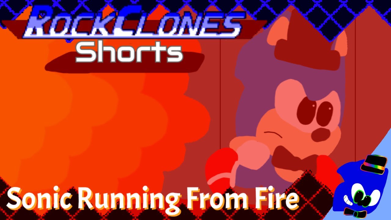 CapCut_sonic running for his life from a fire