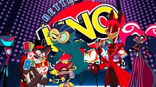 Hazbin Havoc in Better Uno Vrchat featuring Alastor, Vox, Husker, Niffty, Velvette and me as Baxter
