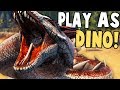 PLAY AS DINO IN ABERRATION! ALPHA BASALISK PVP HUNTING - Ark Aberration Modded Gameplay