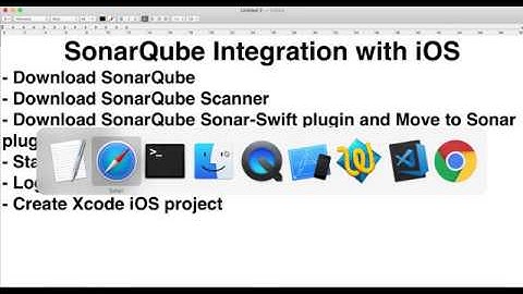 SonarQube Xcode iOS Integration Demo