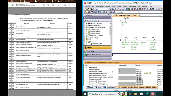 QJ71PB93 Profibus DP Intelligent Module in mitsubishi melsec q series