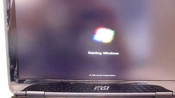 MSI Recovery Function F3 to restore system back to factory defaults - reinstall OS