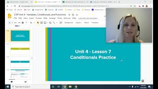 U4L7 Conditionals Practice Update