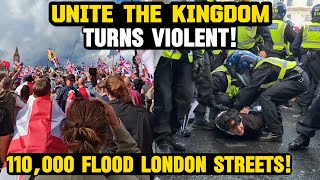 Unite the Kingdom: 110,000 Protesters Clash with Police in London