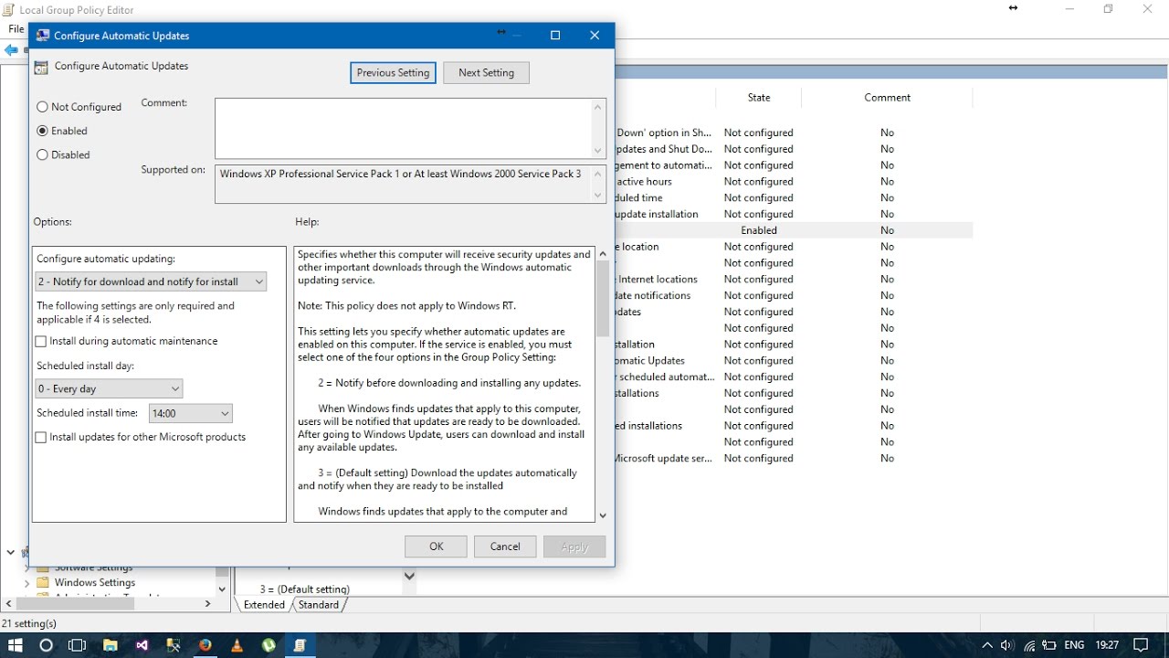 Make Windows 10 install updates manually and disable automatic updates ...