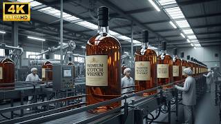 Inside The Scotch Whisky Factory From Raw Barley To 50,000 Aged Whisky Full Asmr Process