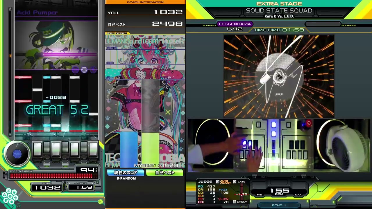 アイドル kkr beatmania IIDX】SOLID STATE SQUAD / kors k Vs. L.E.D. - YouTube