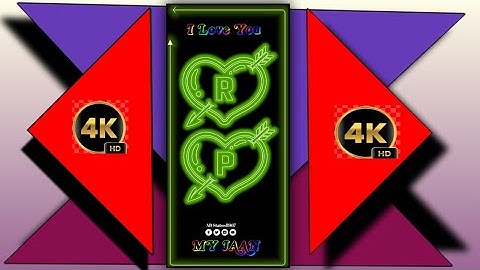 RP Name Status😀 RP Letter Name Whatsapp Status😀RP Art Love Status 😀RP Heart Love Status😀Glow Effect
