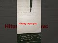 QUICK CALCULATION OF PVC CEILING Short 